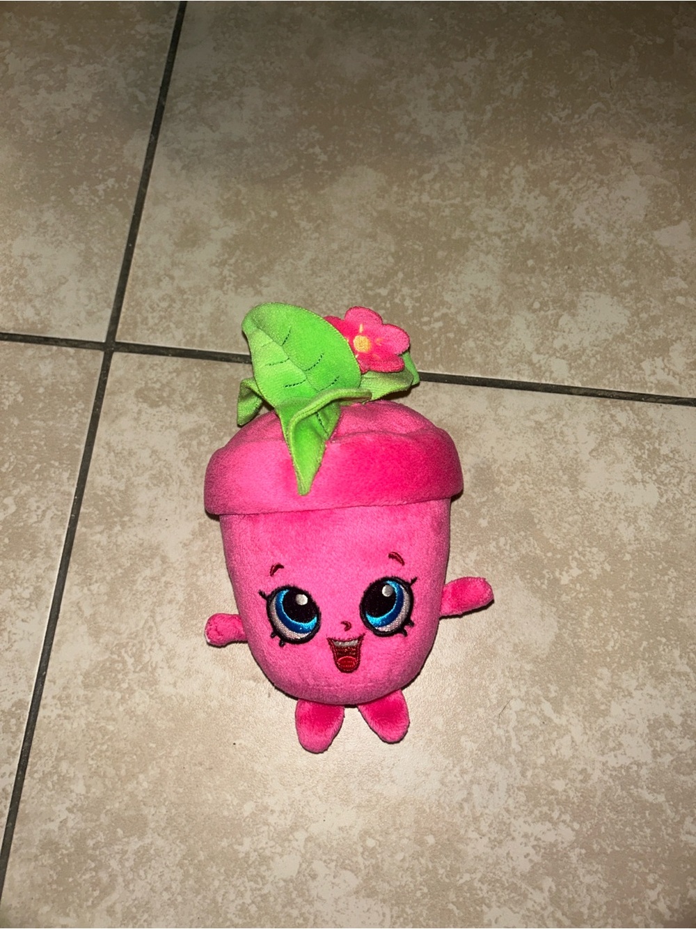 Pink Flower Pot Shopkins plush